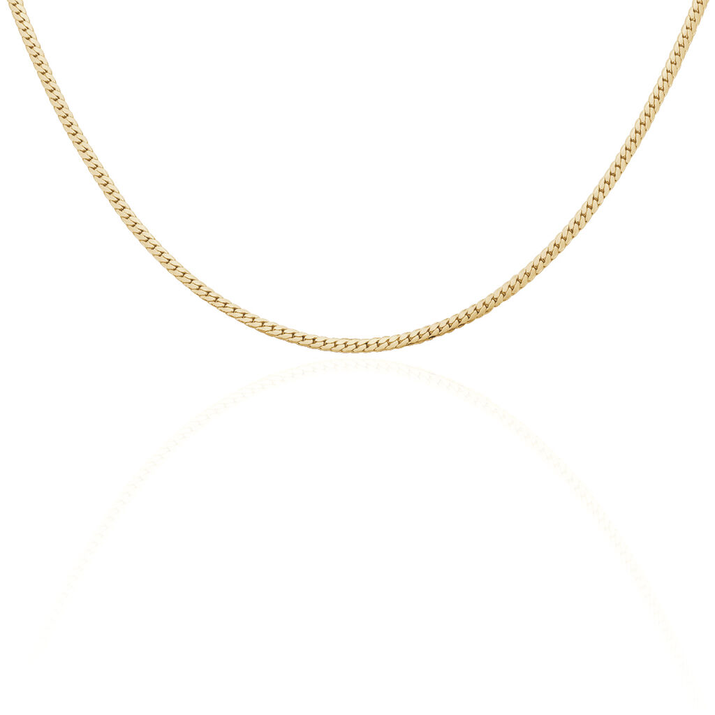Collier Messaline Plaqué Or Jaune