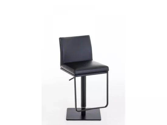 Tabouret de bar - Similicuir & Noir - Noir - Panama
