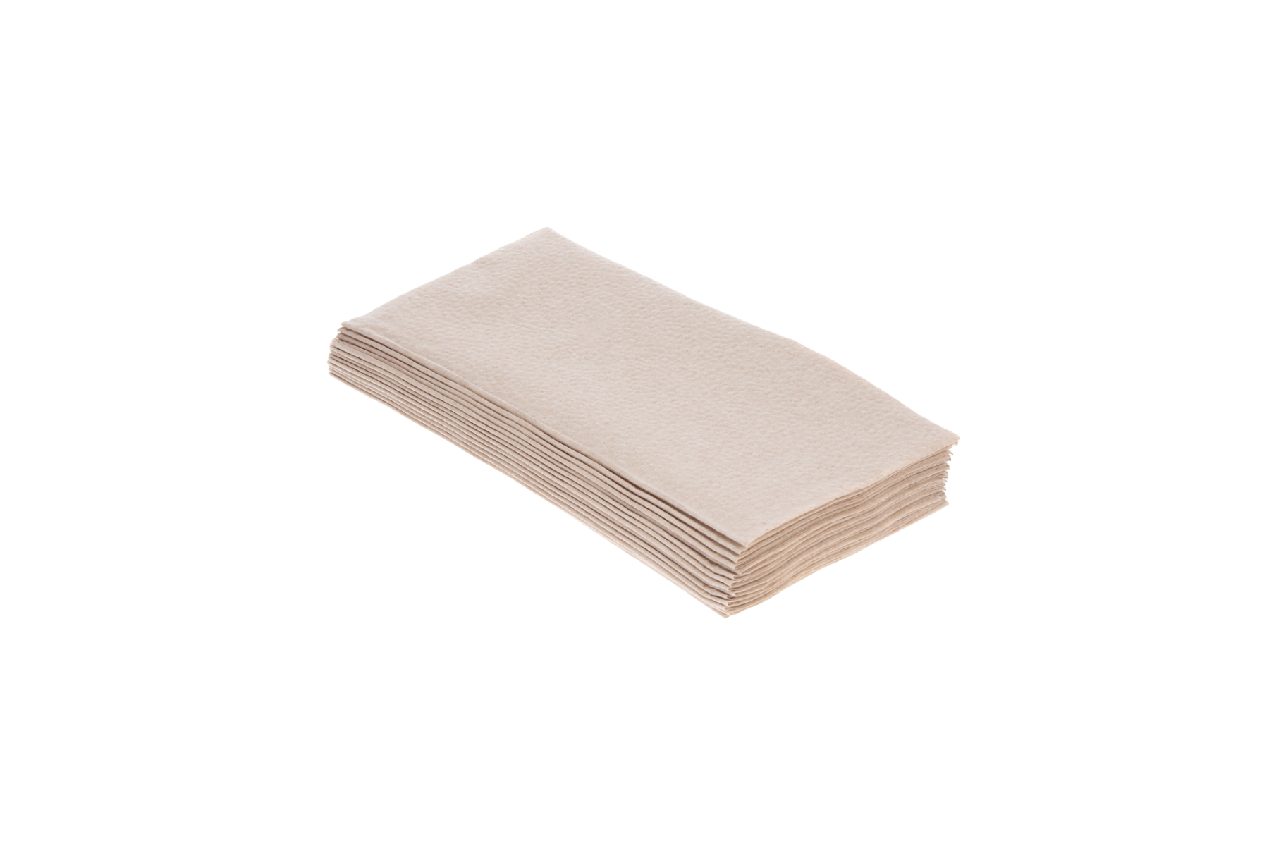 Servet 1 laags 1/8 vouw 33x33cm papier kraft BIO