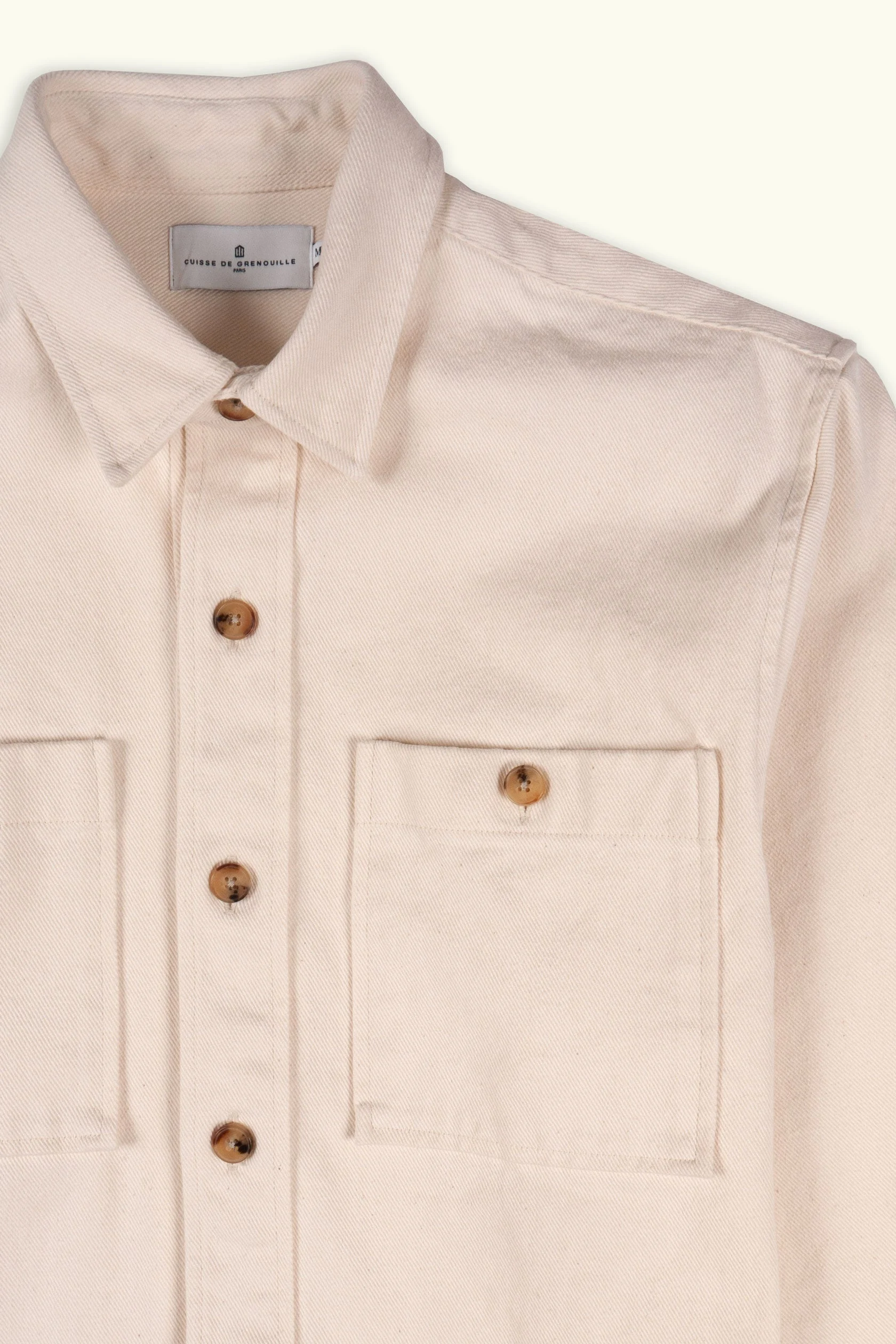 Surchemise twill | Blanc