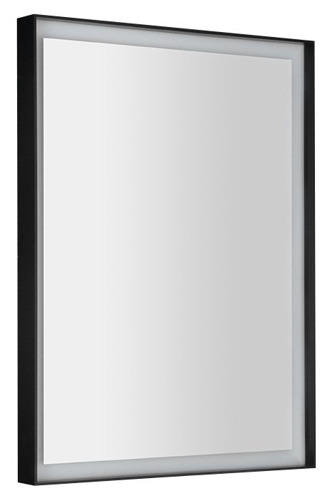 Sapho Sort LED spiegel 60x80cm mat zwart