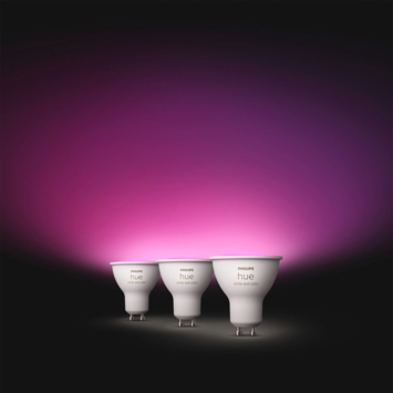 Philips Hue white and colour ambiance GU10 5,7W, 3 stuks