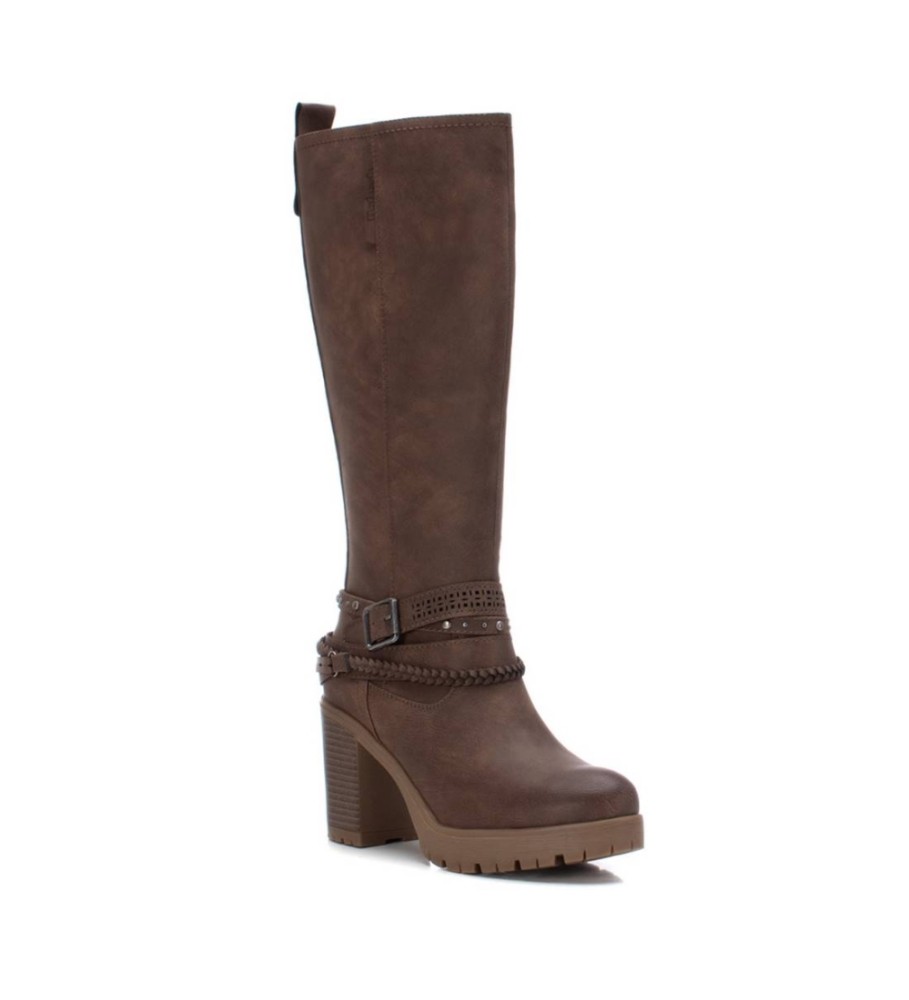 Botas Refresh 171491 marrom - Altura do salto 8cm -