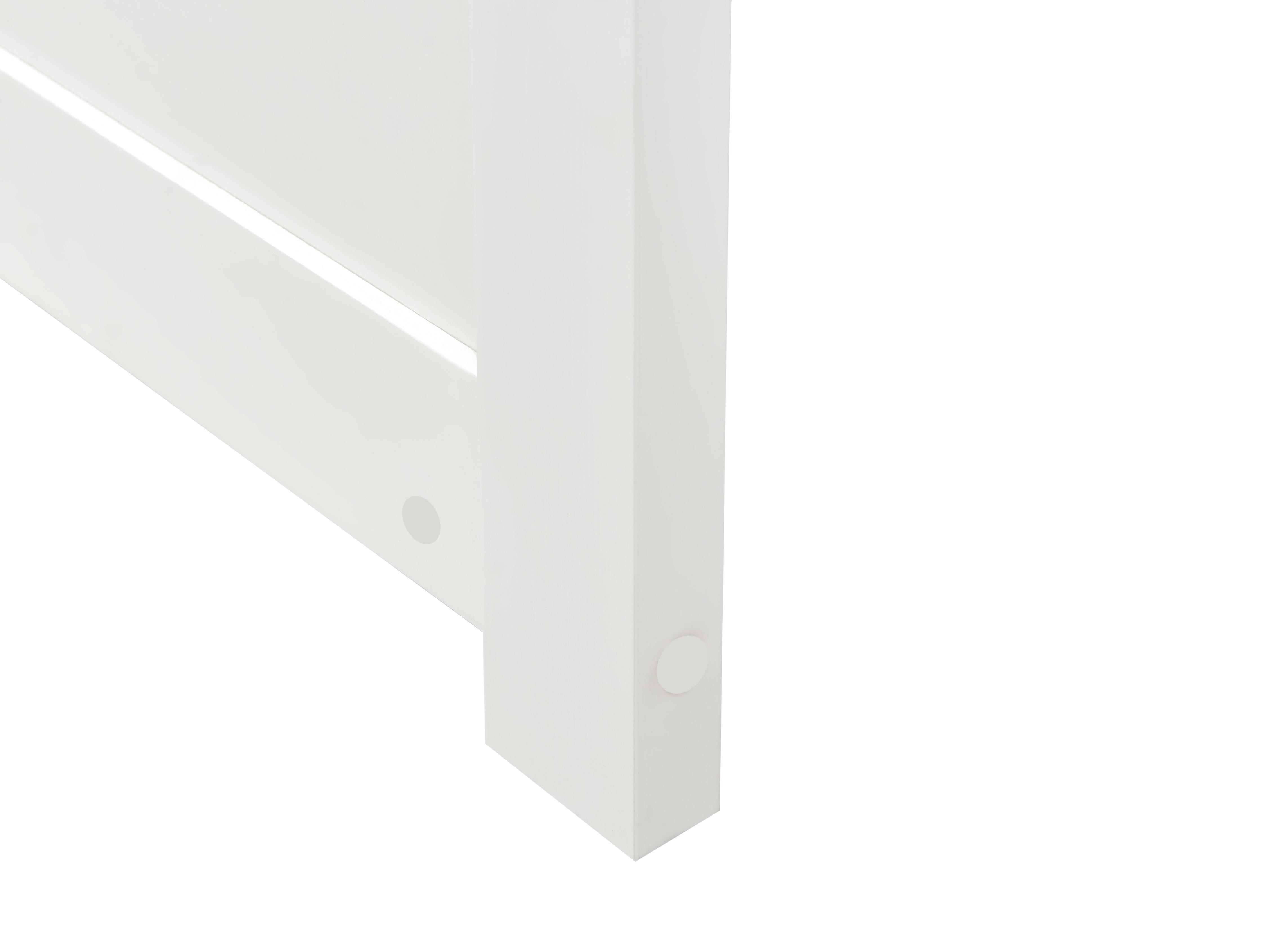 Bed Dennenhout OLENDON 180 x 200 cm Wit