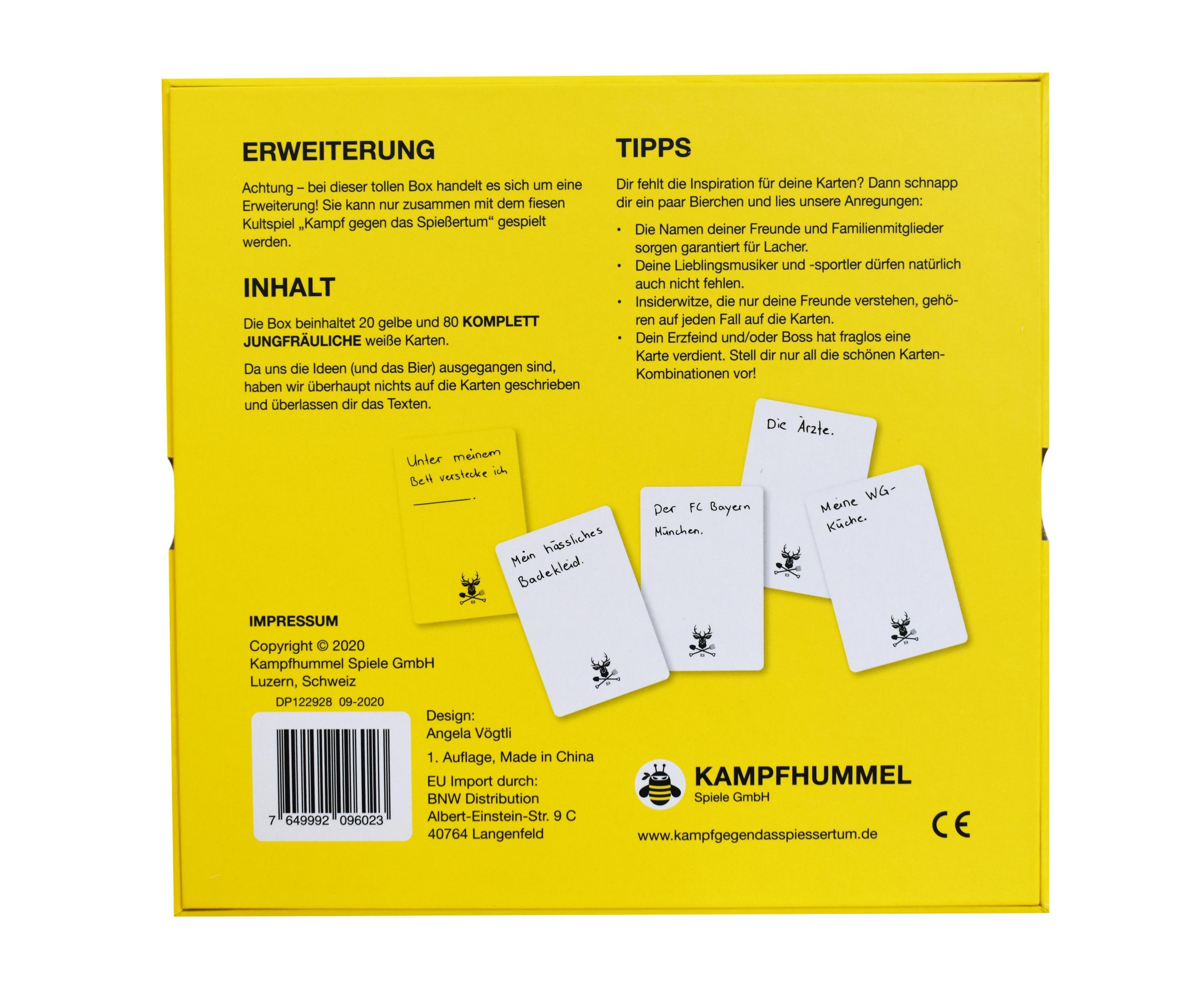 Kampf gegen das Spiessertum - Blanko Erweiterung