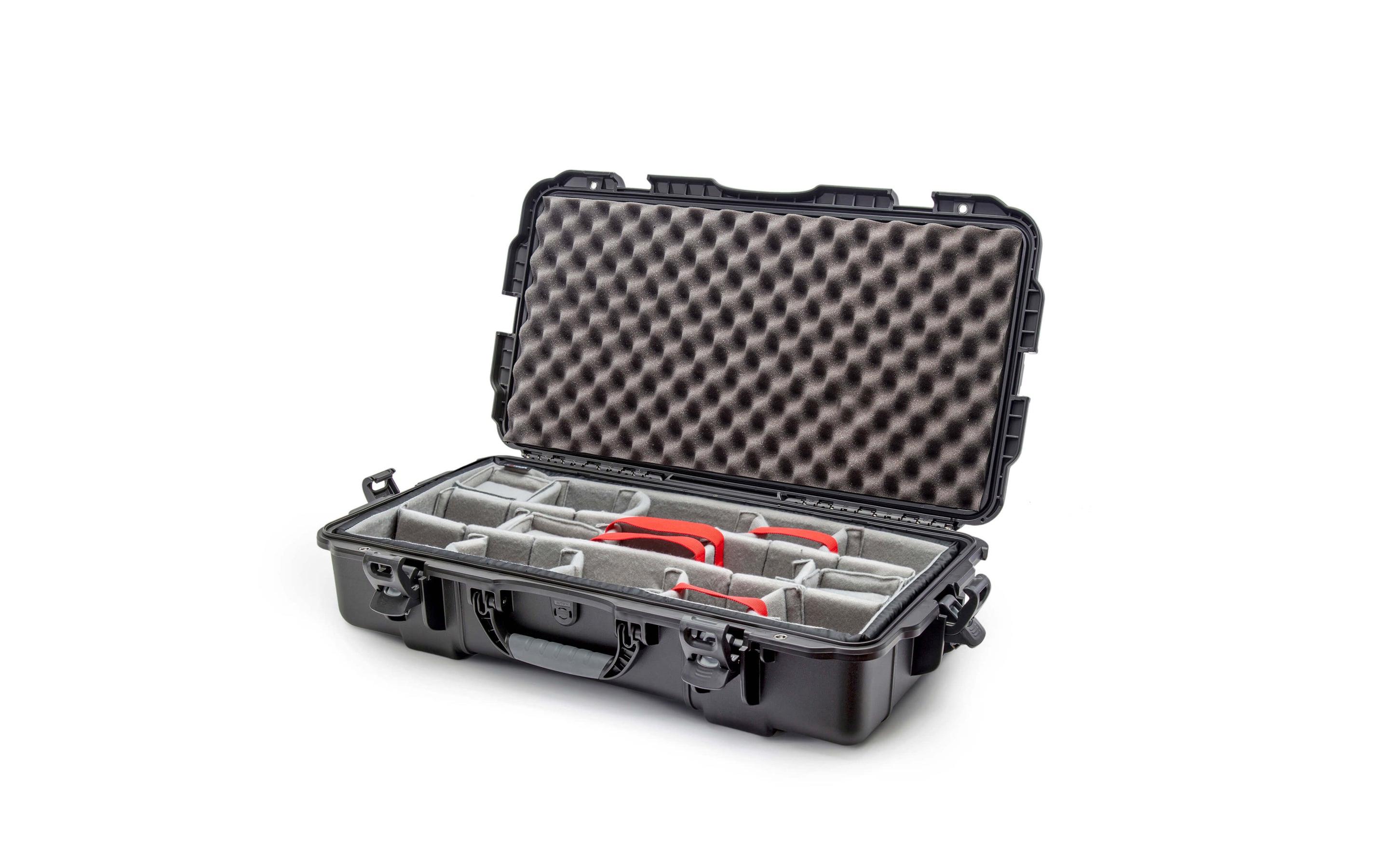 Koffer Kunststoffkoffer 980 - mit Schaum Schwarz<br>Leichter, wasserdichter und robuster Hartschalenkoffer mit Schaumstoffeinsatz