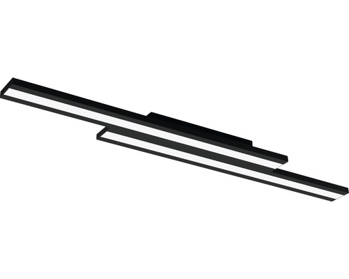 LED Smart Light Plafondlamp 21W 3100 lm CCT Verstelbare Witte Tinten + RGB Kleurverandering 116 cm Zwart - Compatibel met SMART HOME van hornbach