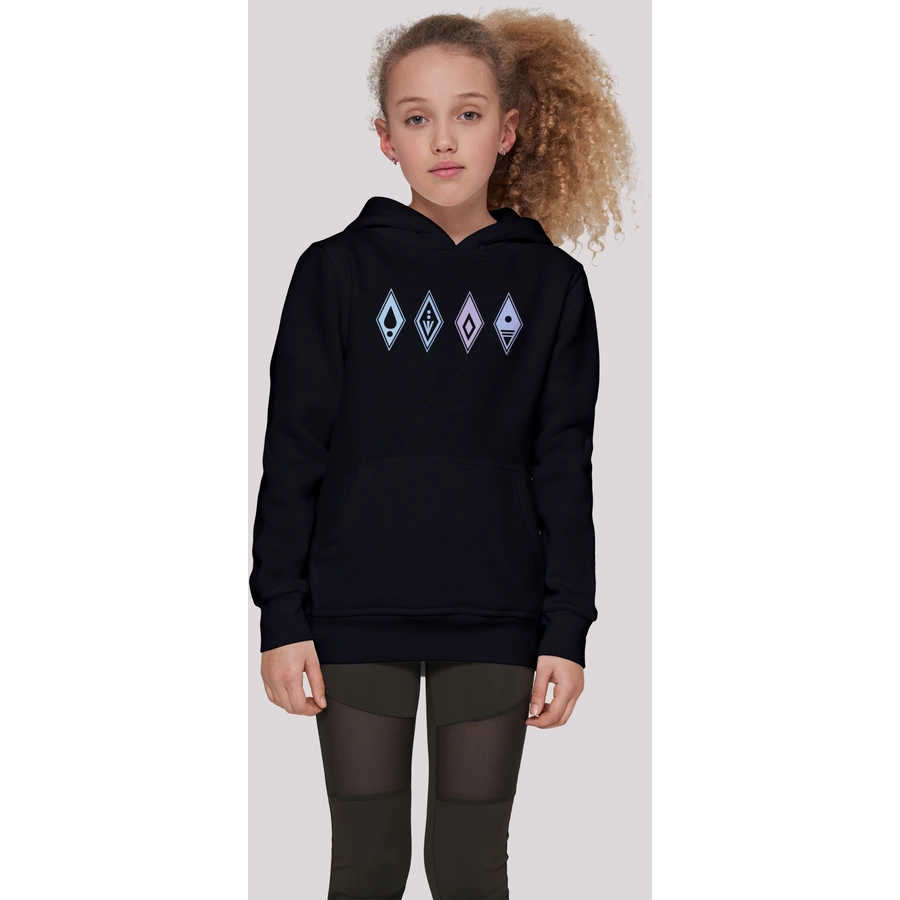 F4NT4STIC Hoodie  Frozen Symbols schwarz