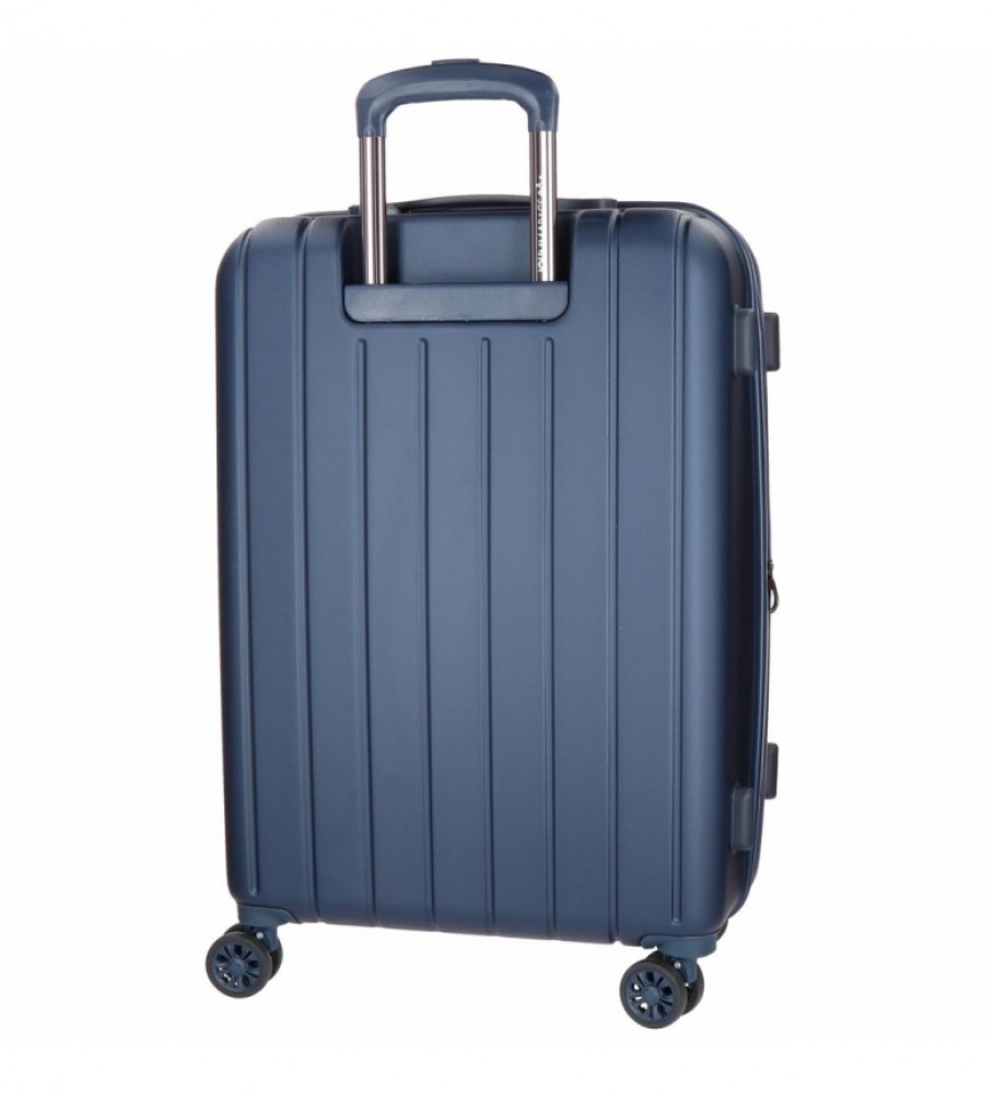 Conjunto de malas náuticas de madeira Movom - 38,5x55x20cm / 49x70x28cm -
