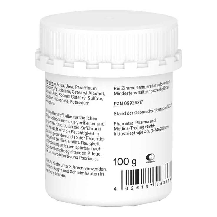 Urea / Harnstoffsalbe 10% ig, 100 g