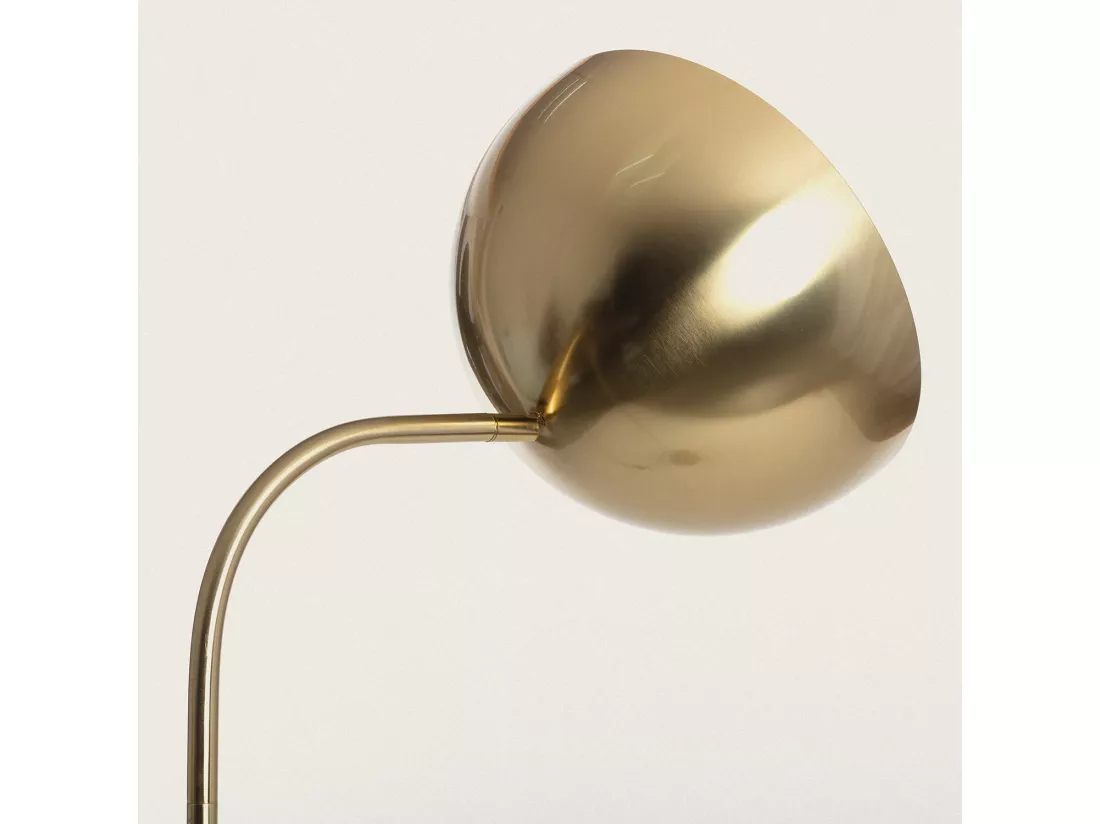 Lampadaire Bowlen Doré