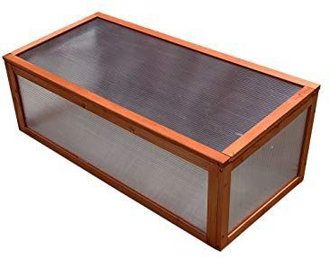 Kovyx - Tuinkas - Hout - Polycarbonaat - 90 x 41 x 32 cm
