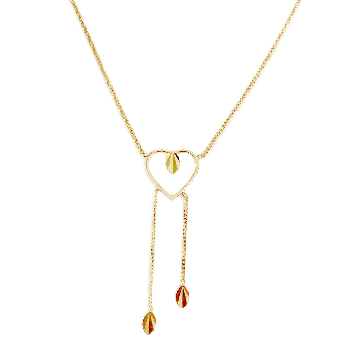 Collier d'occasion or 750 jaune maille gourmette 42 cm