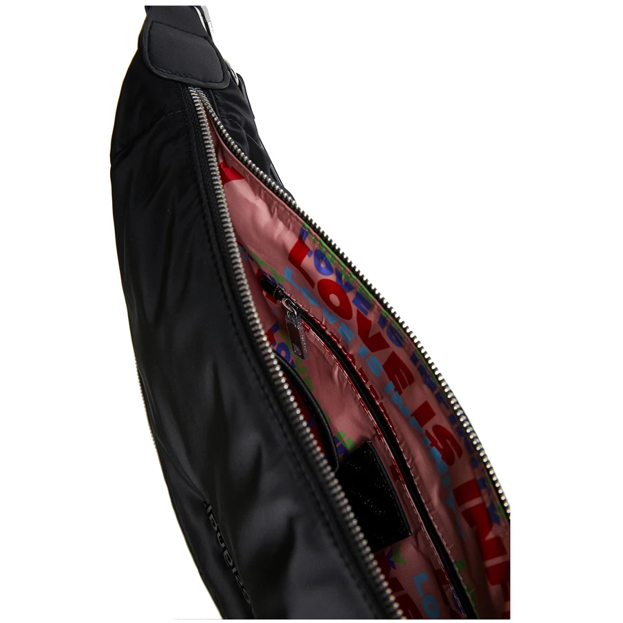 Desigual Bols Happy Kuwait - Schultertasche 39 cm black