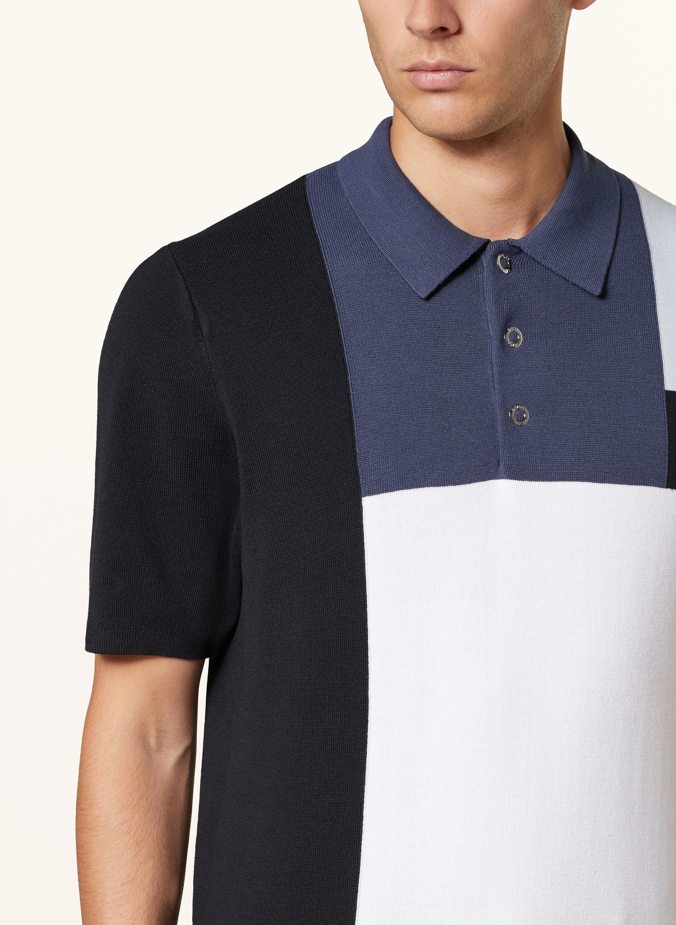 REISS Strick-Poloshirt CHARGE