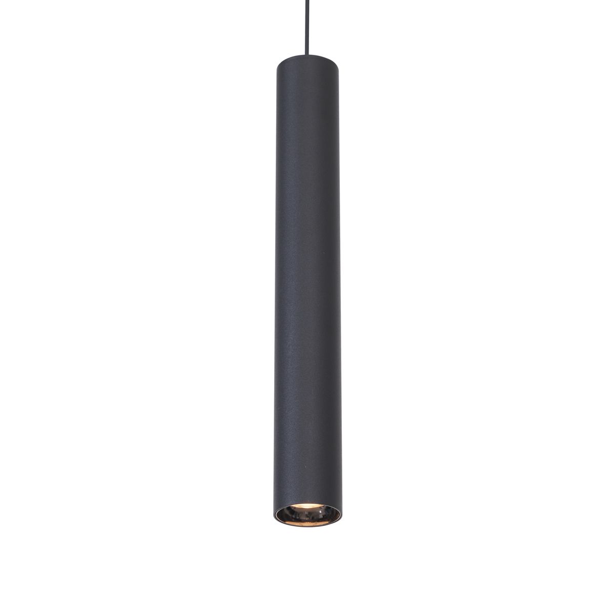 Modern railsysteem met 3 hanglampen zwart 1-fase - Magnetic Cassie