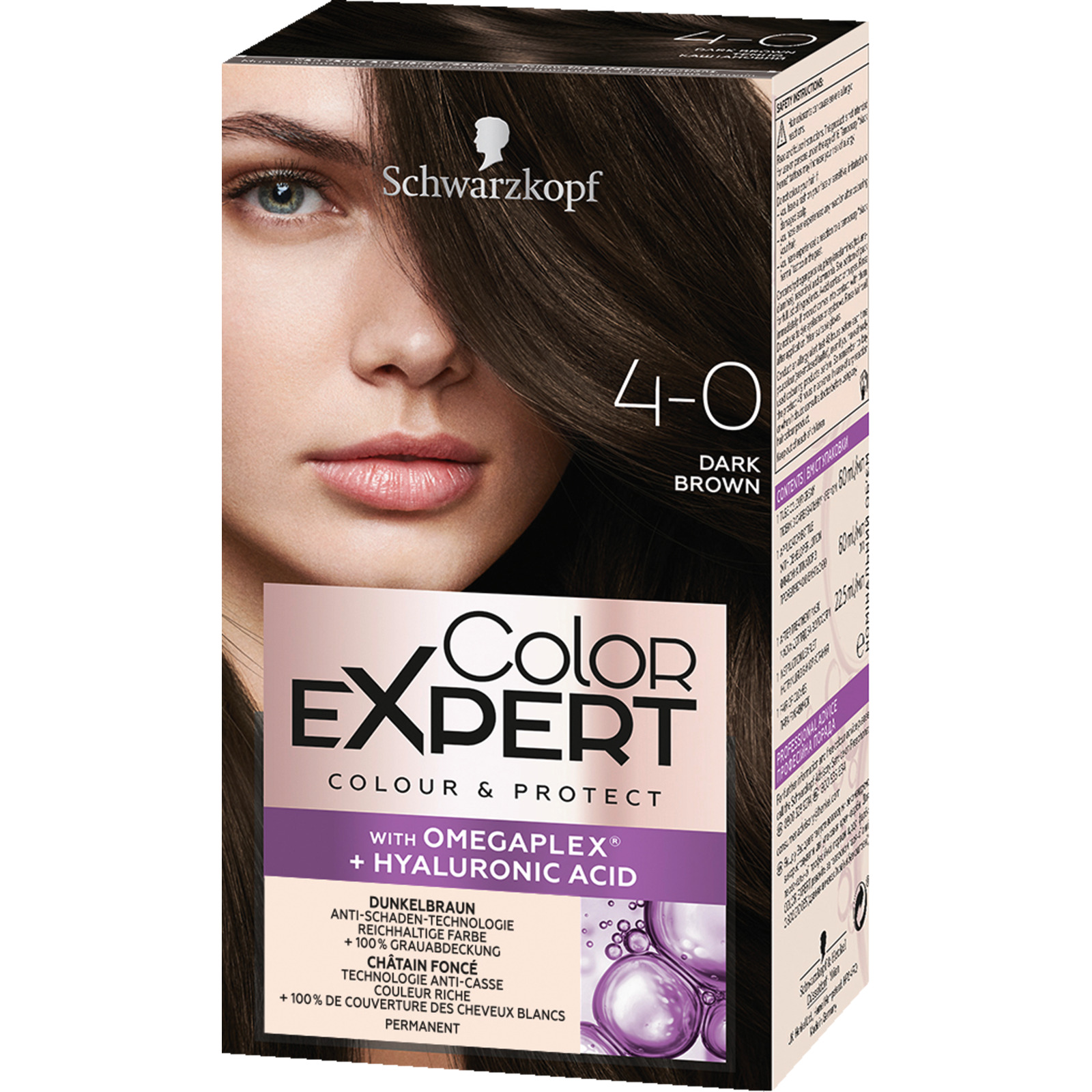 Schwarzkopf Color Expert Intensiv-Pflege Color-Creme 4-0 Dunkelbraun