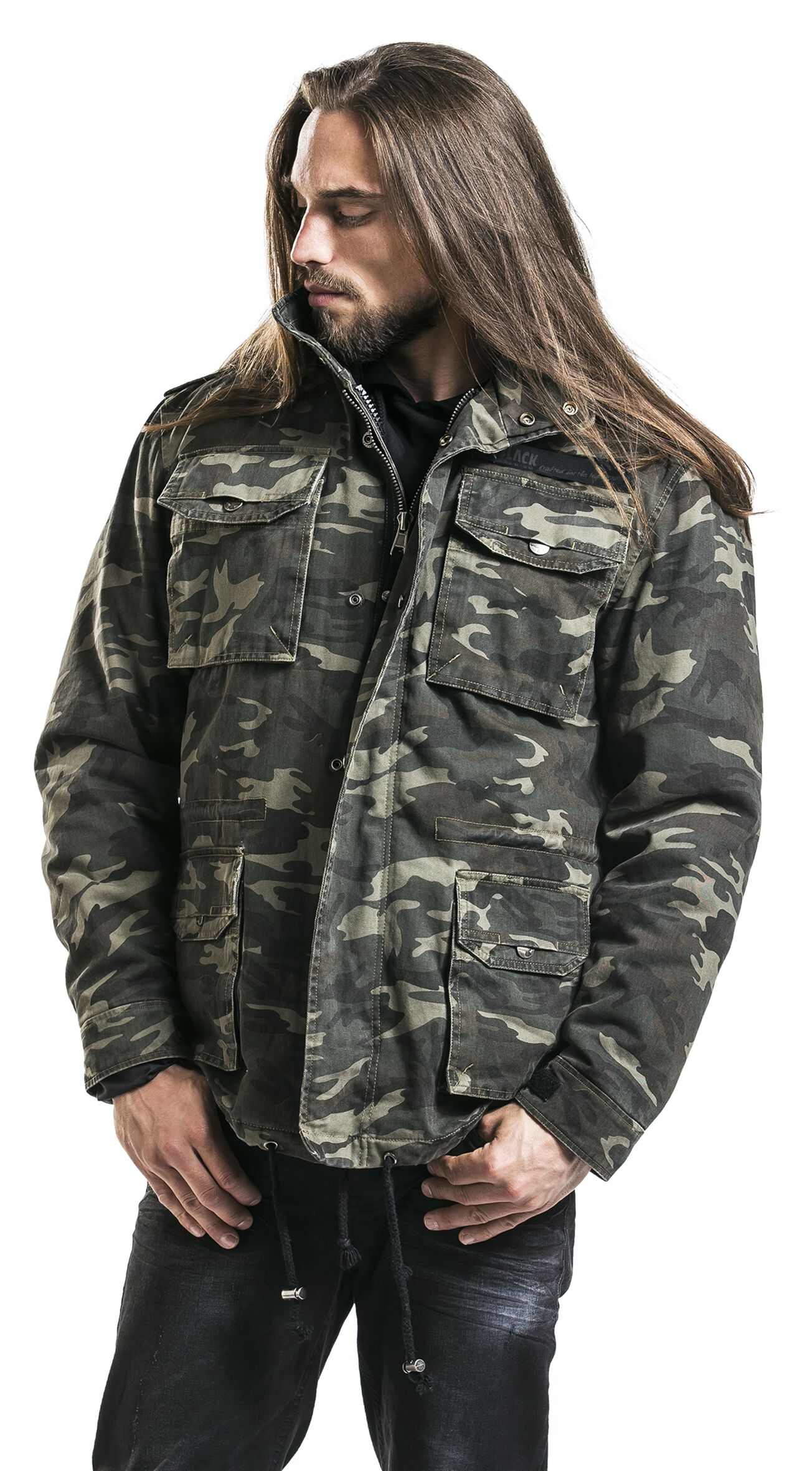 Veste Army Vintage | Black Premium by EMP Veste d'hiver