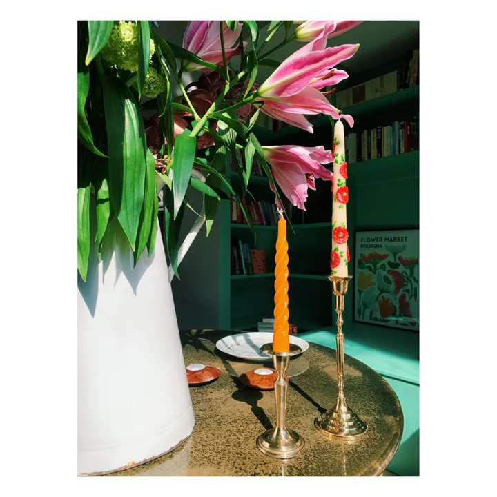 Anna + Nina Bougies Flower - Set de 2