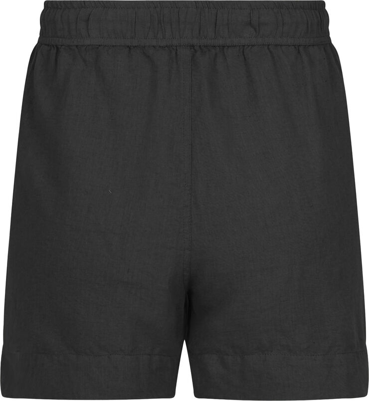 Neo Noir Shea Linen Shorts Black