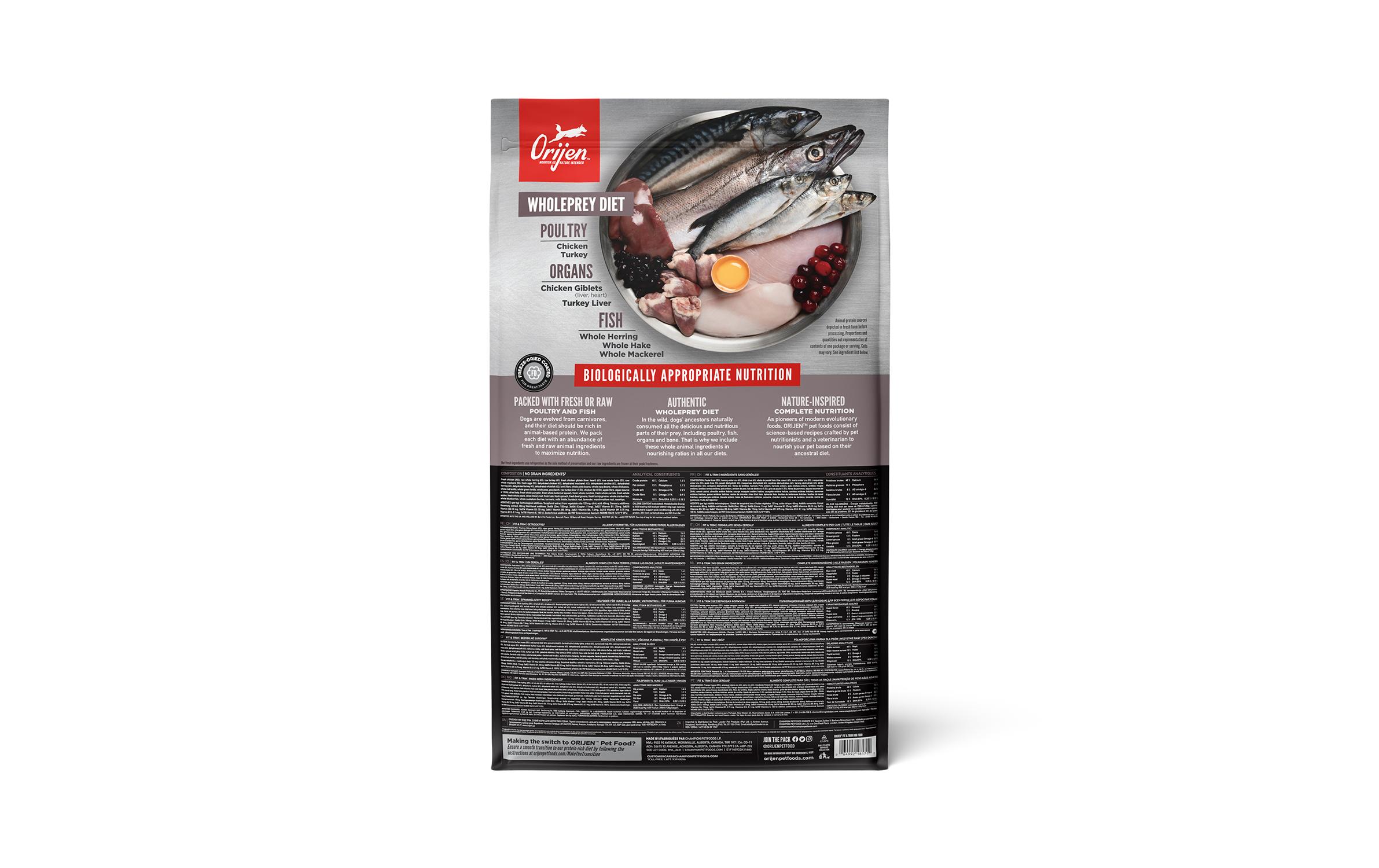 Trockenfutter Dog Fit&Trim mit Huhn, 11.4 kgAlleinfutter für Hunde