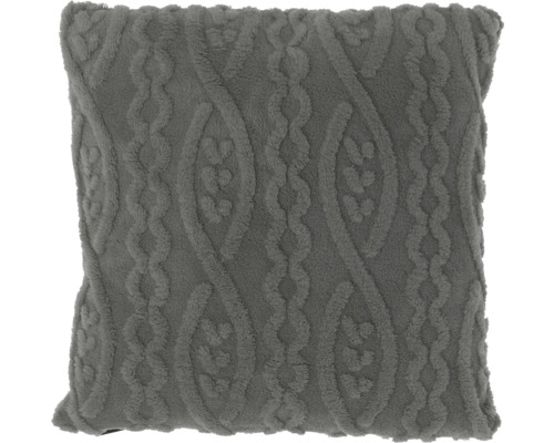 Decoratief kussen Pleun 45x45 cm donkergrijs