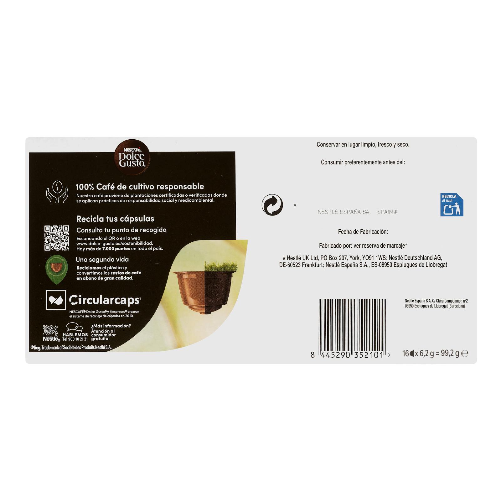 Capsules de café décaféiné Dolce Gusto Intense Espresso