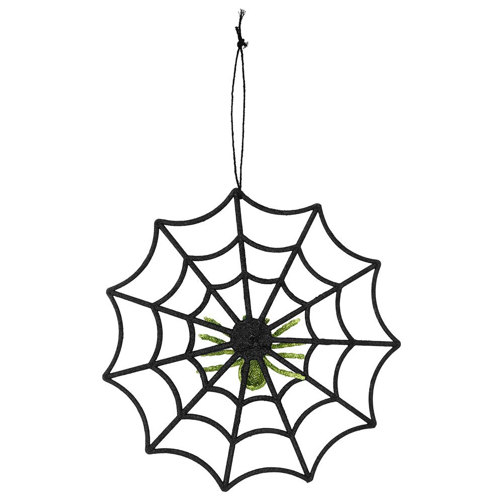 Halloween Glitter Spinnenweb Spin 30cm