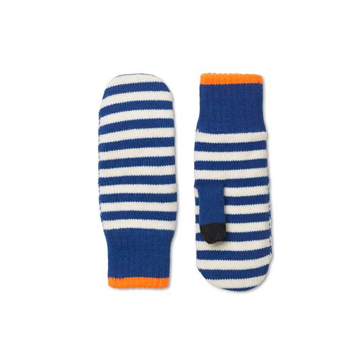 Mads Nørgaard Work Wool Mio Vanter, Surf The Web/Winter White, XS/S