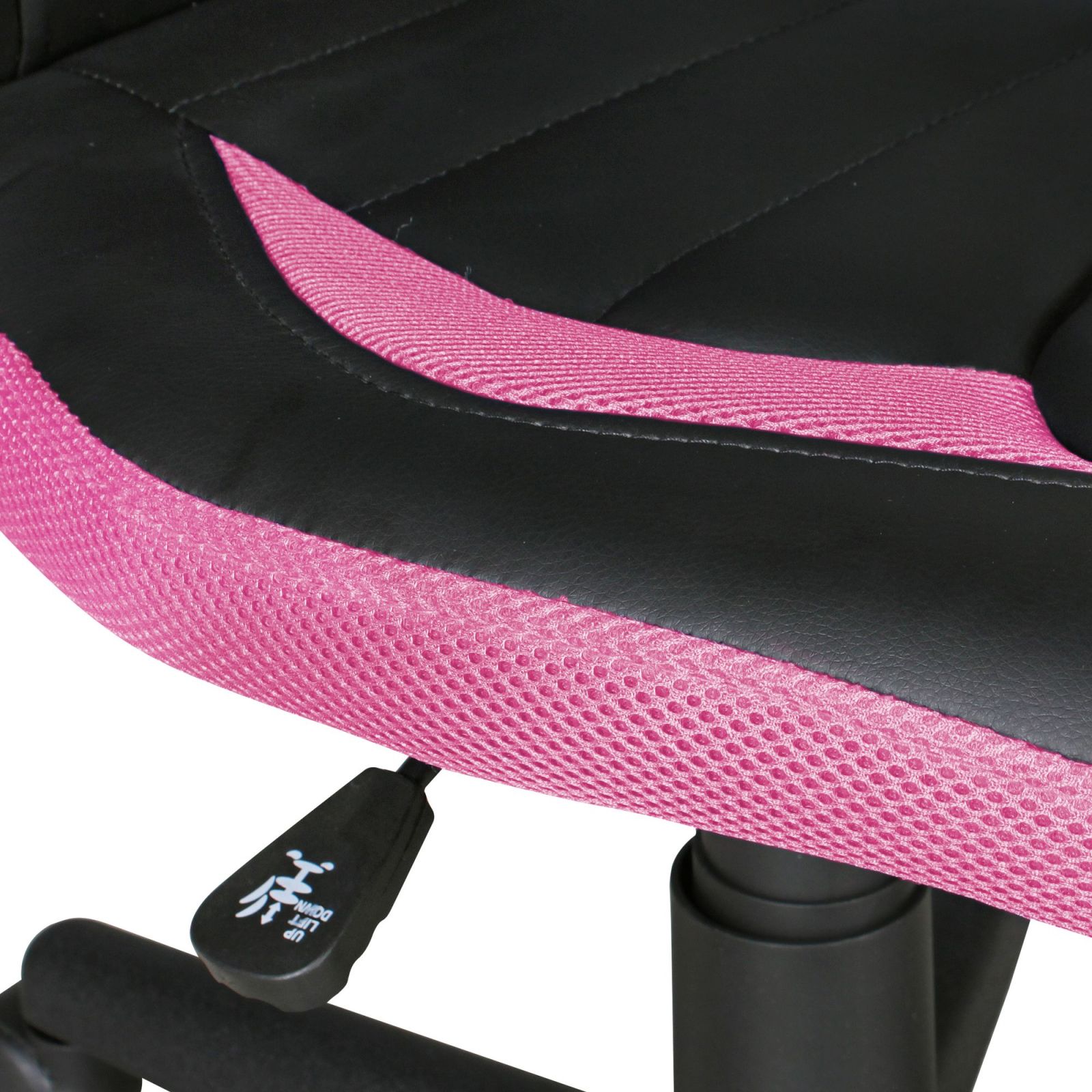 Kinder-Schreibtischstuhl - pink-schwarz - höhenverstellbar
