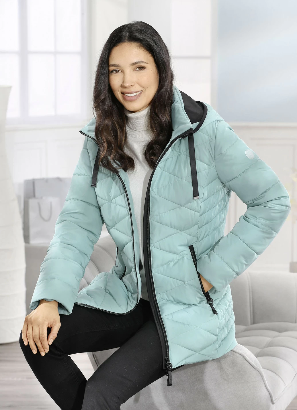 Jacke aus recycelten Fasern