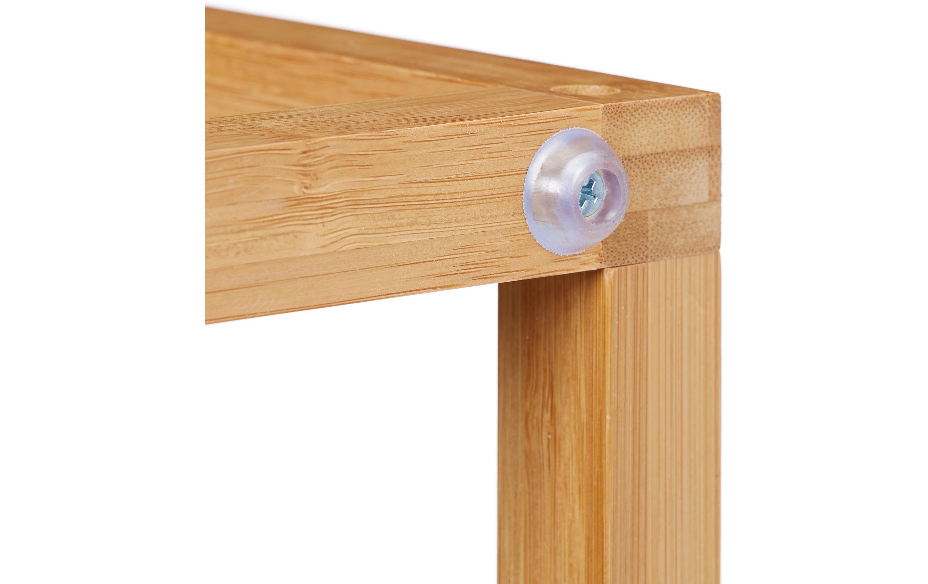 Beistelltisch mit Schubfach 55 cm x 68 cm, HellbraunBeistelltisch mit Schublade