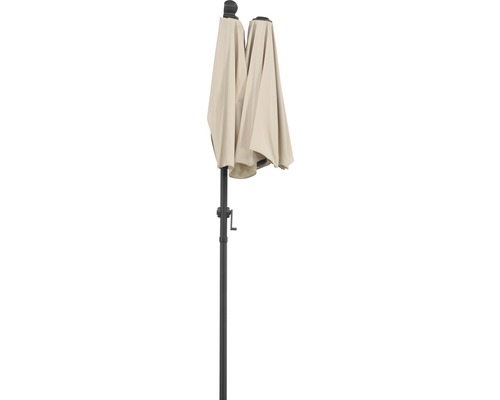 Schneider Salerno Mezza parasol, 150 x 150 cm, naturel