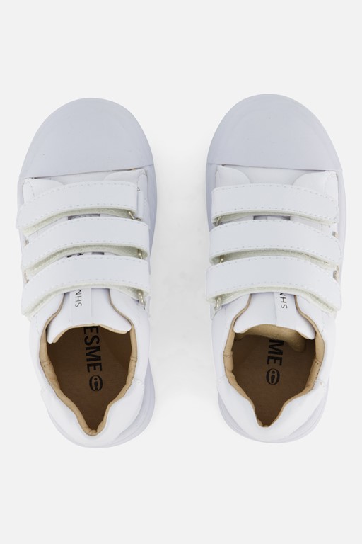 Shoesme Velcro Sneakers wit Leer