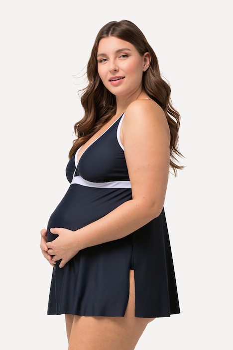 Bellieva-Tankini, Zweiteiler, Umstandsmode, verstellbare Träger, breites Bündchen, OEKO-TEX