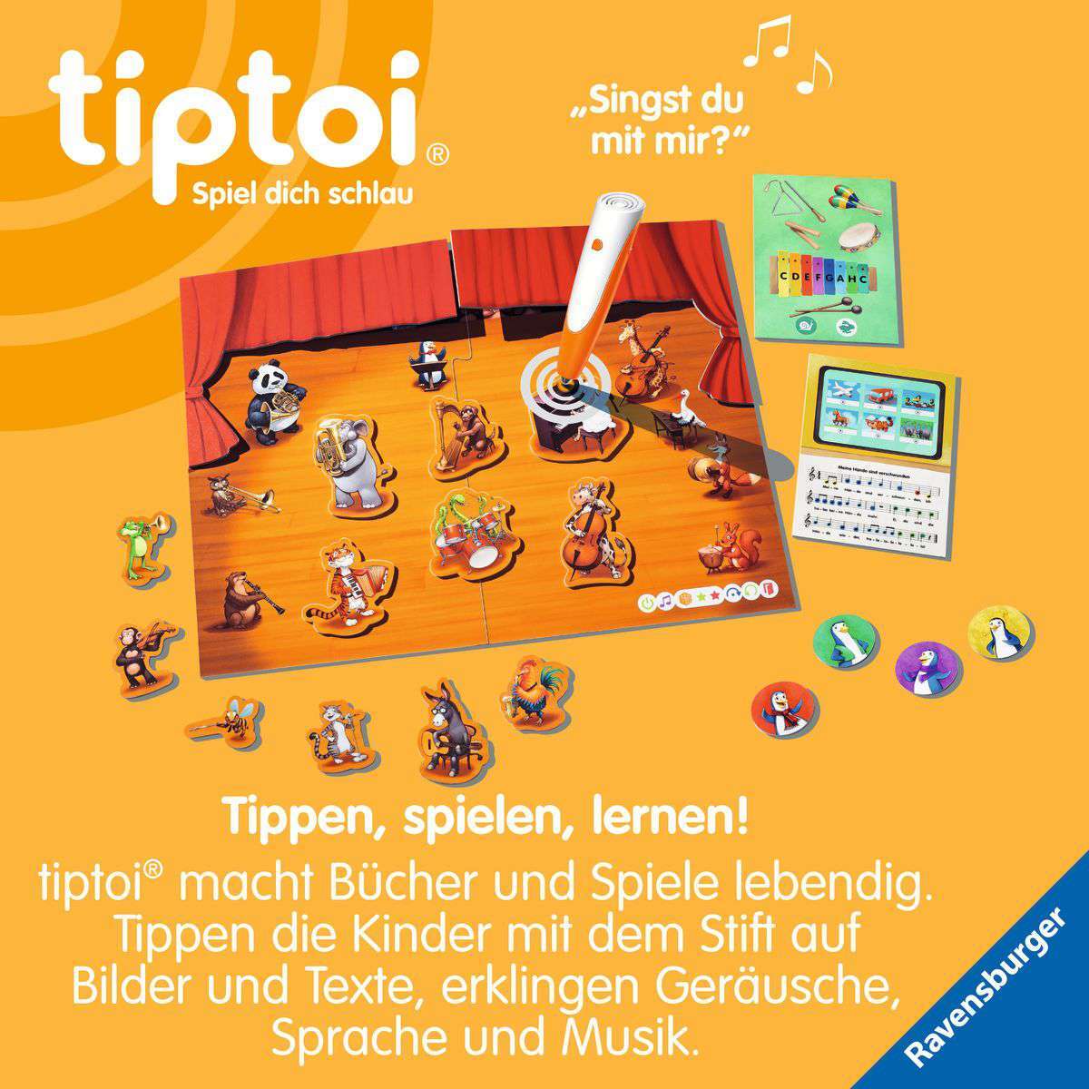 Ravensburger Spiel tiptoi® Mein tierischer Musik-Spaß