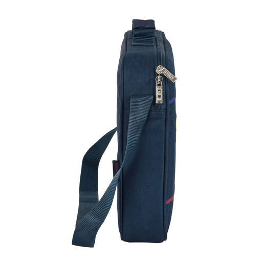 Mochila Safta M385 para atividades extracurriculares, azul, tamanho padrão unissex infantil.
