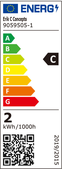 LED-filamentpærer 1,5 W E27 - 2-pk.