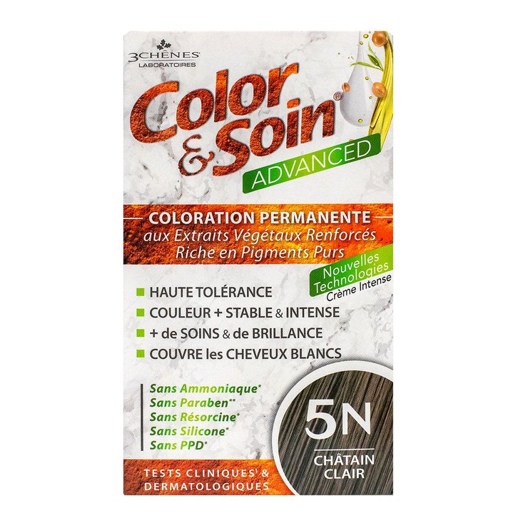 Color & soin coloration permanente 5N châtain clair