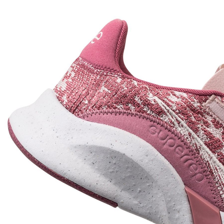 Nike Chaussures d'entraînement SuperRep GO 3 Flyknit Next Nature - Bordeaux/Rose Femme