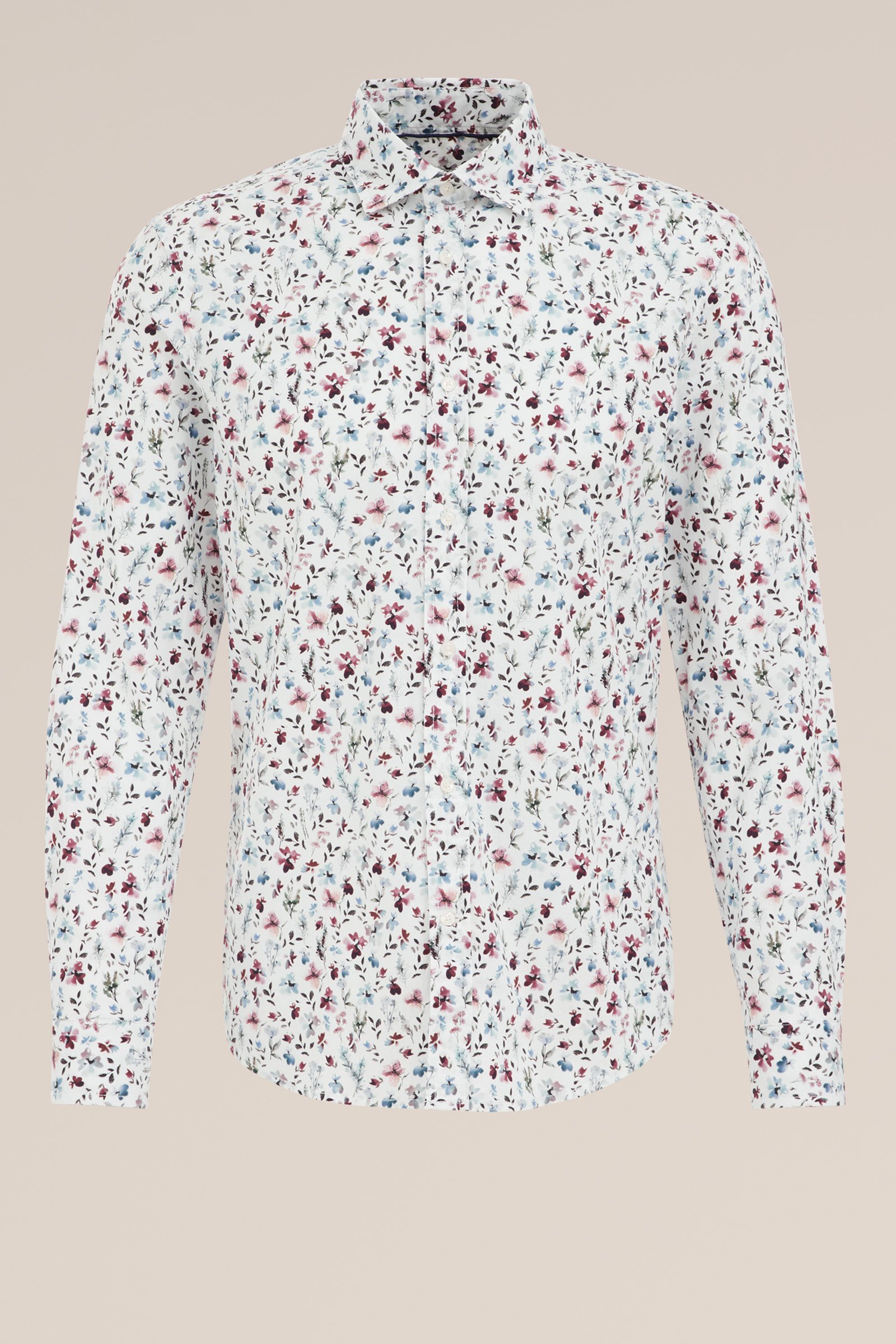 poplin overhemd met dessin WE Fashion Multikleur