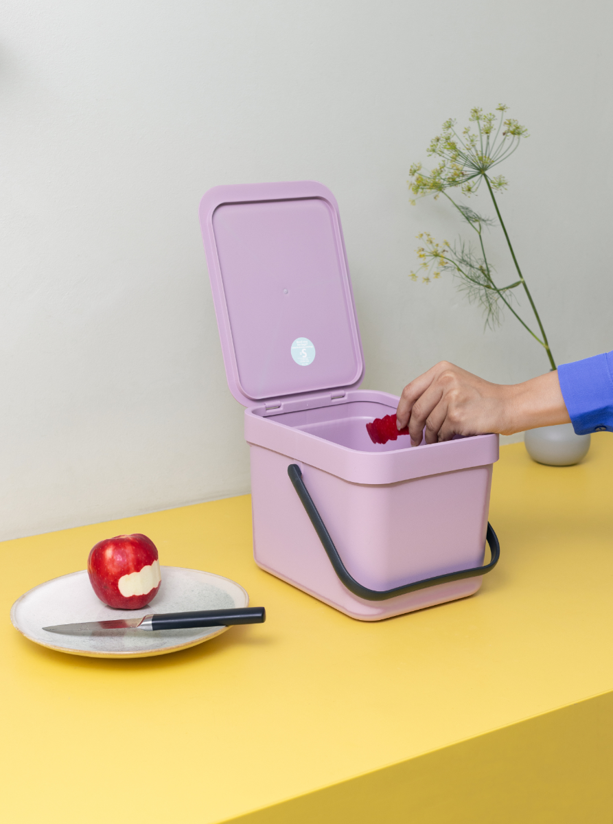 Sort & Go afvalemmer, 6 liter - Lilac Pink