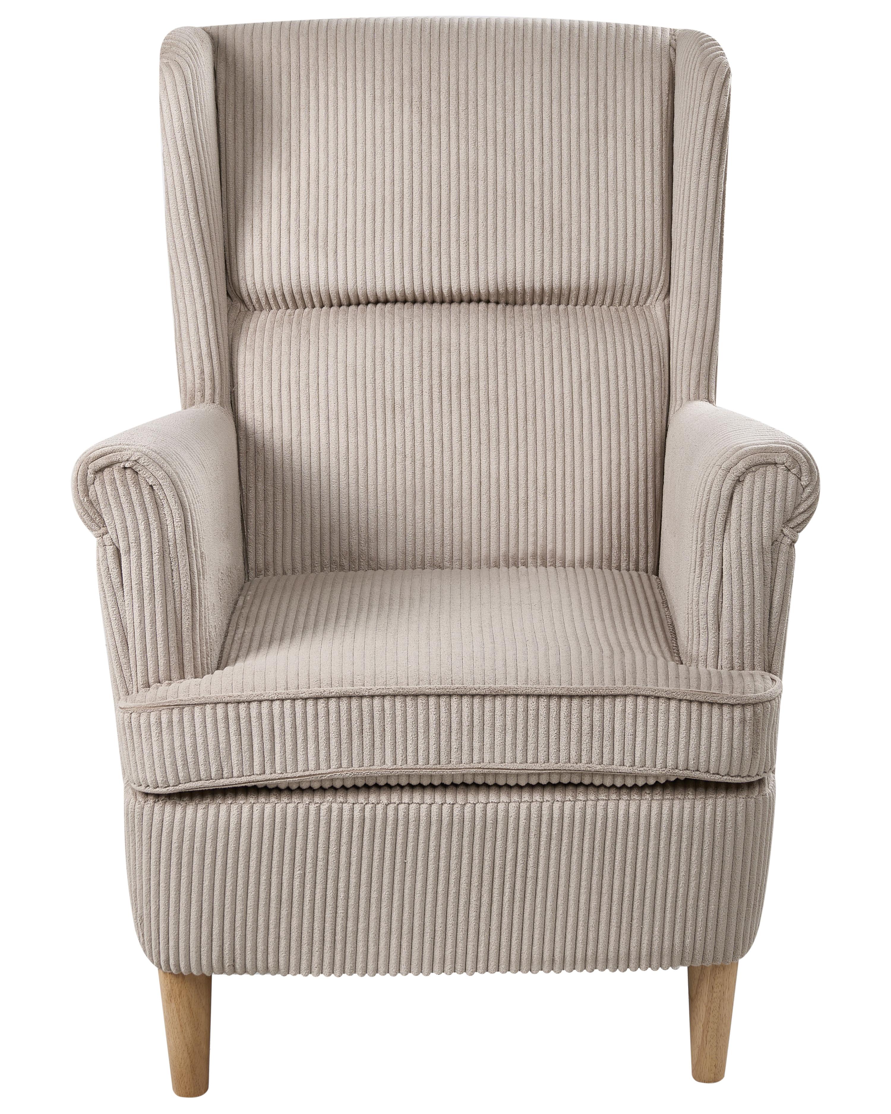 Oorfauteuil ABSON Corduroy Beige