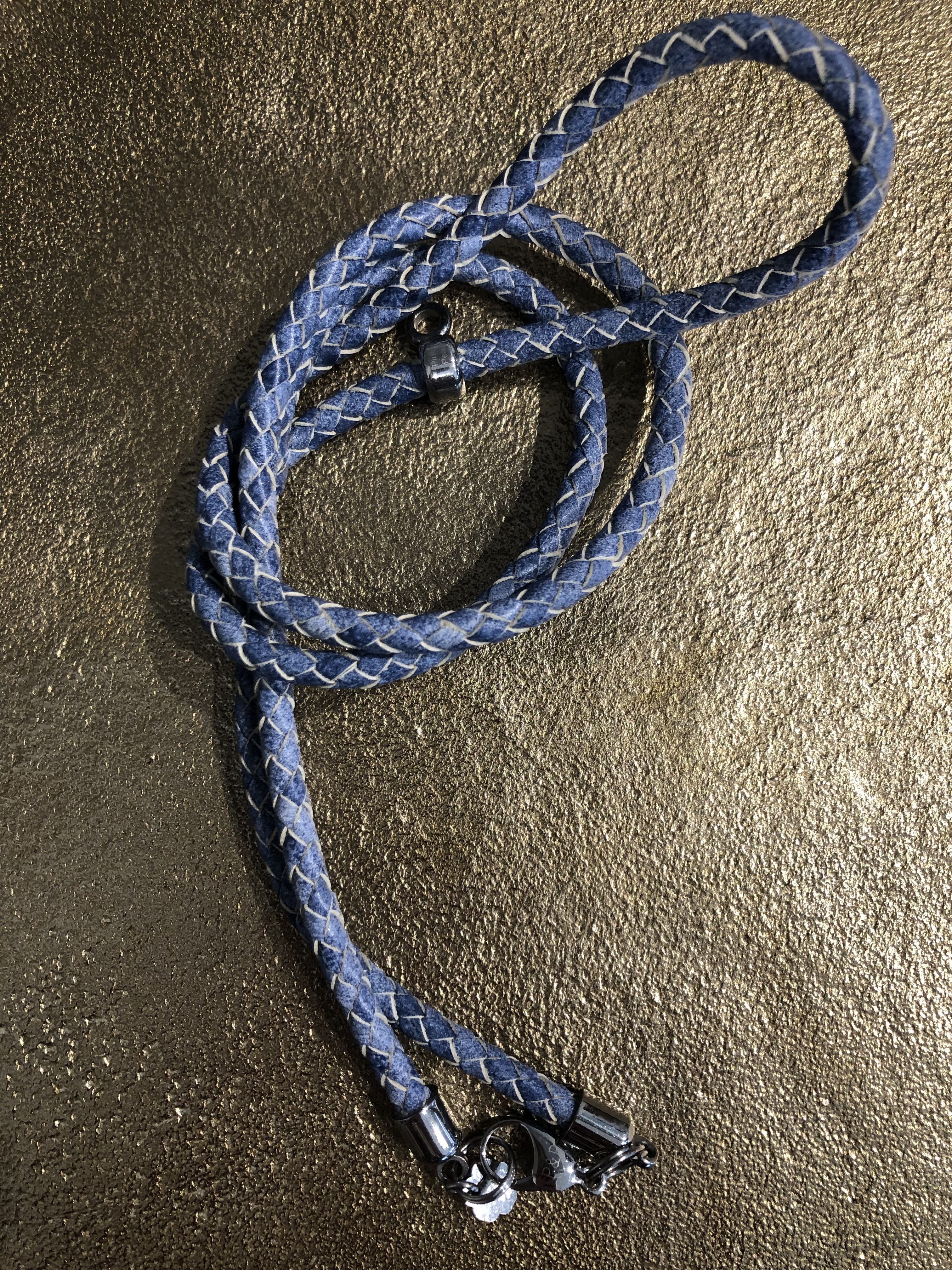 Pimps & Pearls- Ketting- Blauw