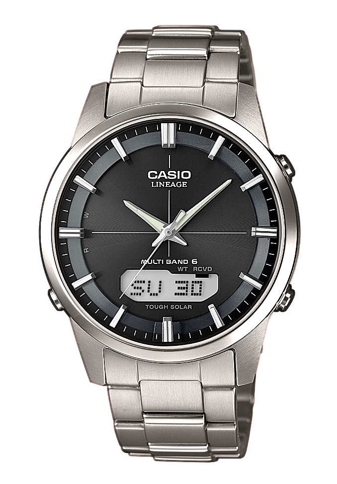 Casio Herrenfunkuhr Titanium Anthrazit LCW-M170TD-1AER