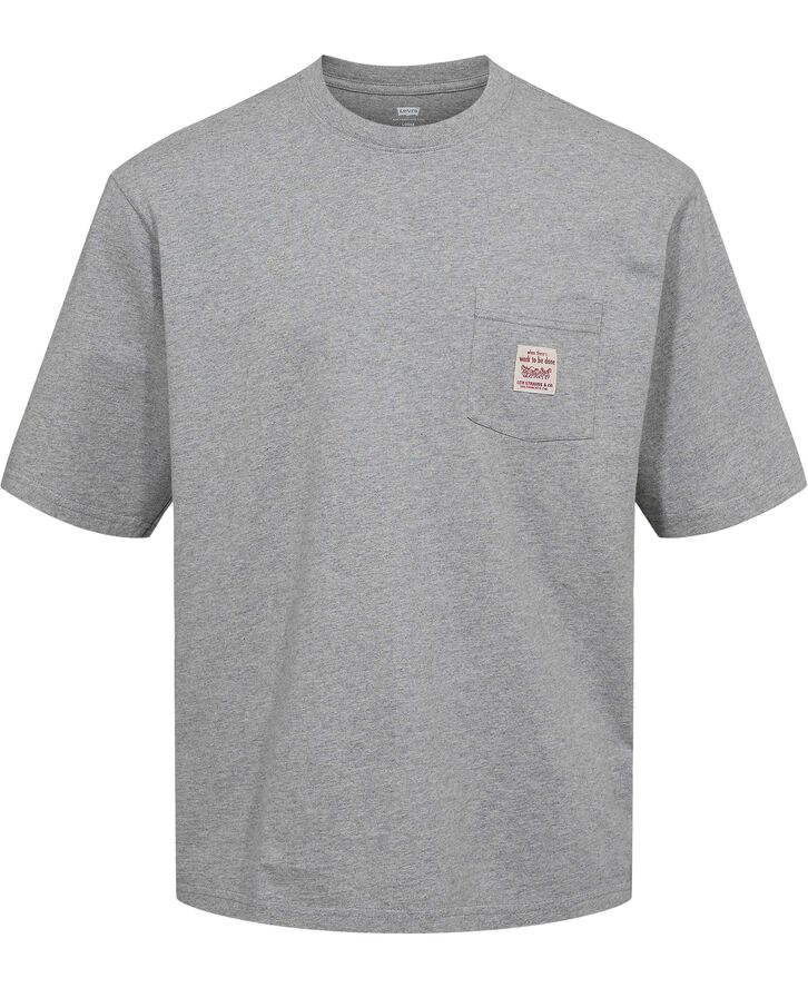 Levi's SS WORKWEAR TEE MID TONE GREY Grå