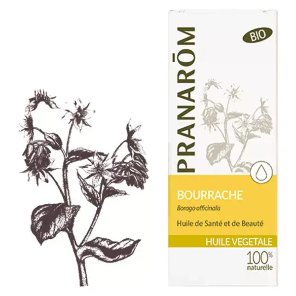 Óleo Vegetal de Borragem Pranarom 50ml
