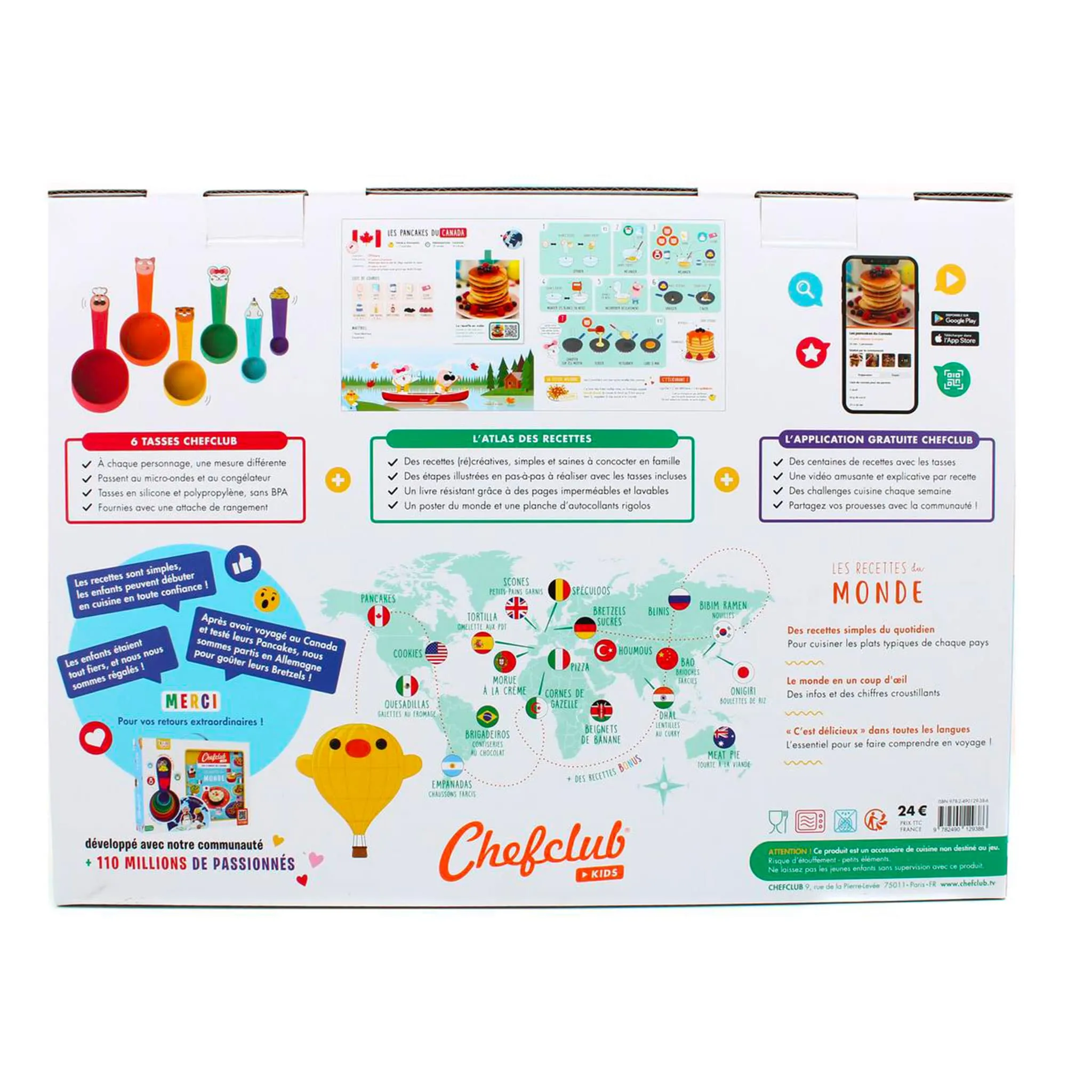 Chefclub Coffret-Livre Les recettes du monde