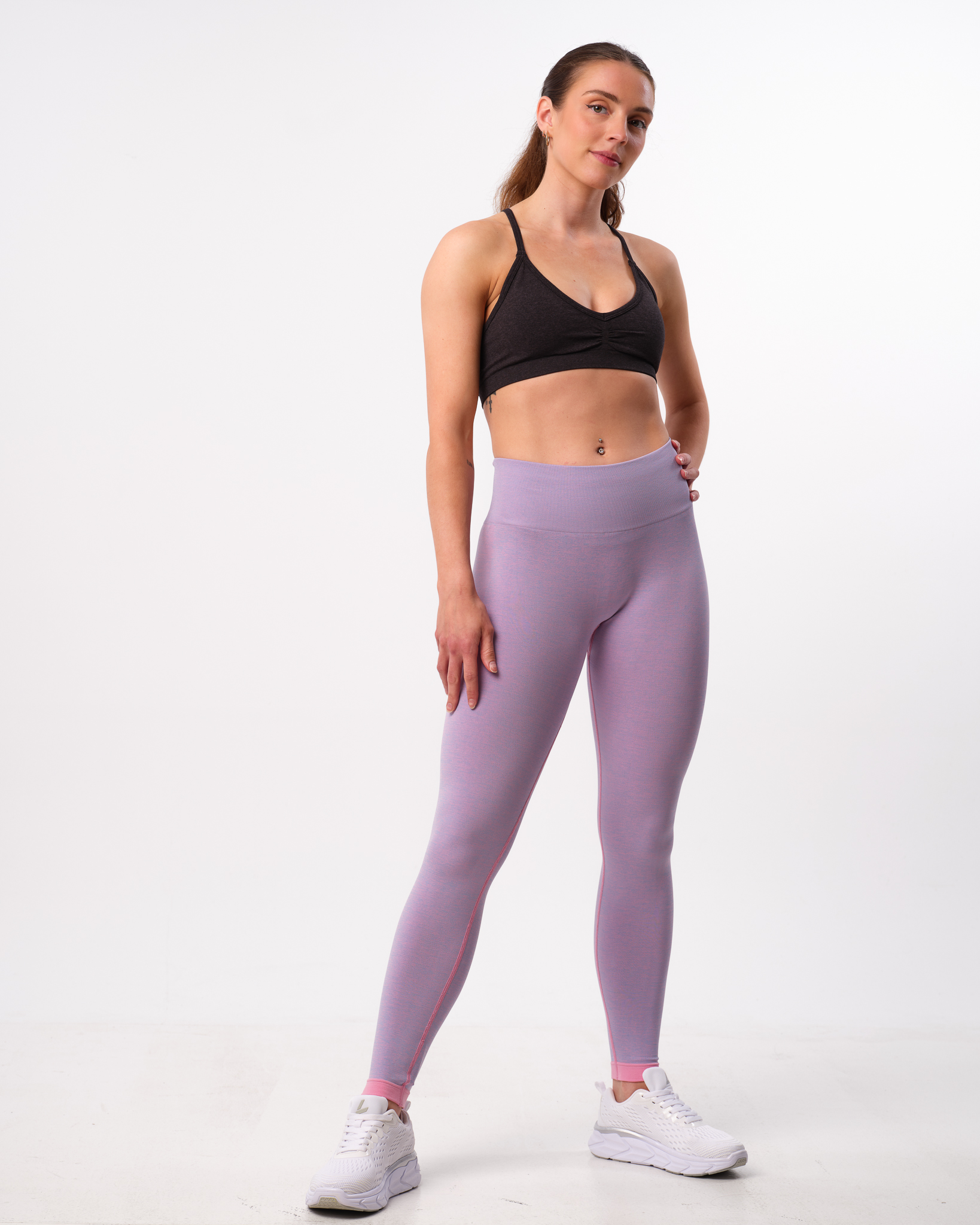 Bumpro Beam Tights Fuschsia Diva Marl
