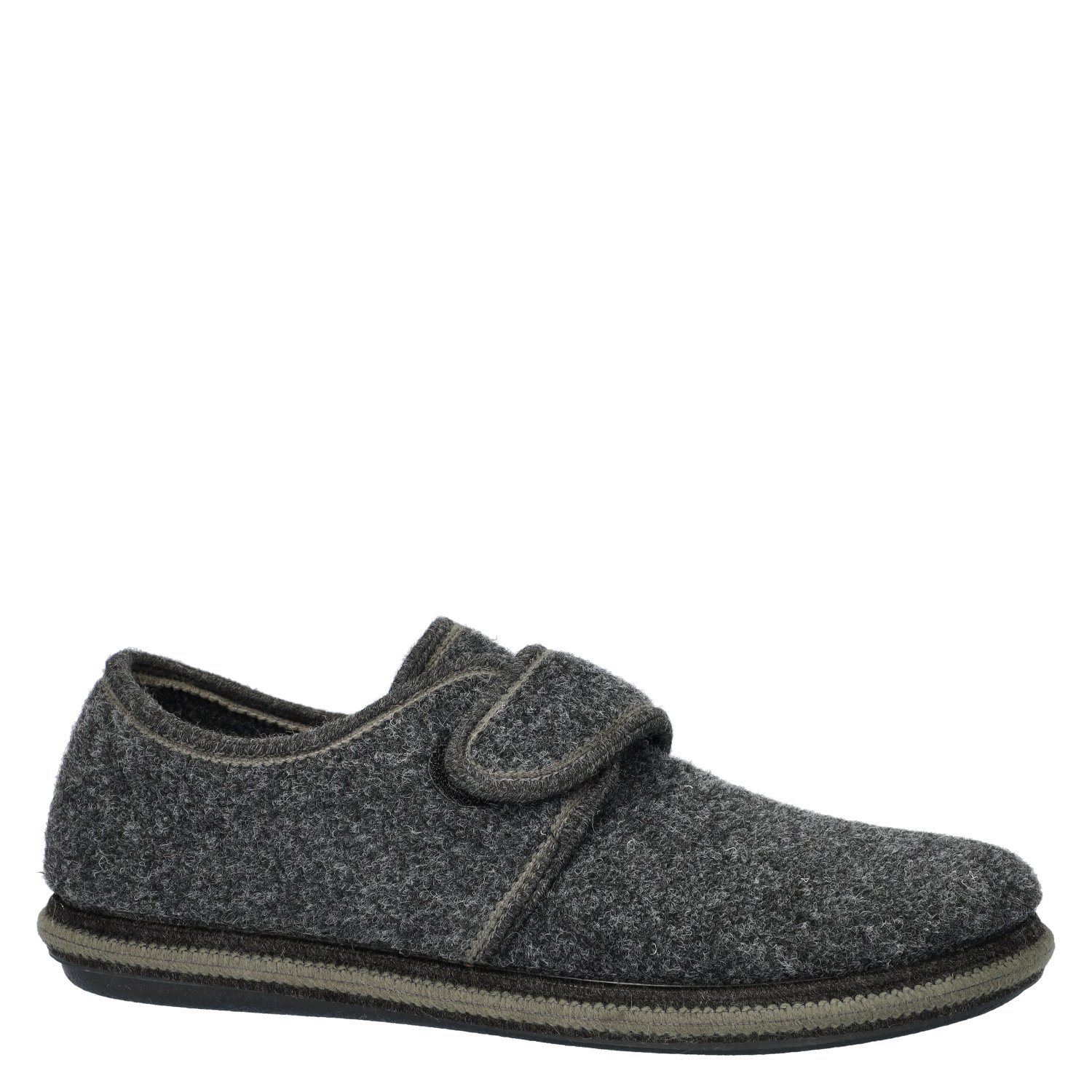 Home heren pantoffel Nelson Grijs